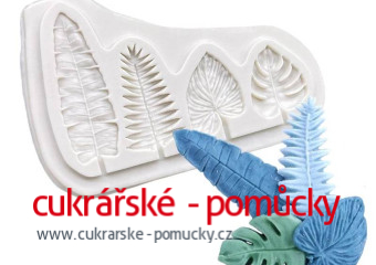 SILIKONOVÁ FORMA LISTY MIX