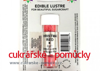 BARVA PRACHOVÁ PERLEŤOVÁ CHRISTMAS RED