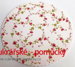 DORTOVÁ PODLOŽKA  KVÍTKY  27 CM