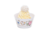 KOŠÍČKY NA CUPCAKES 12 KS KVĚTINY