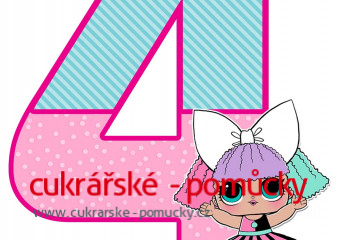 JEDLÝ PAPÍR L.O.L. SUPRICE ČÍSLICE  4