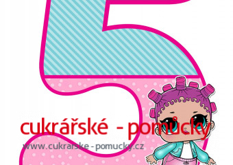 JEDLÝ PAPÍR L.O.L. SUPRICE ČÍSLICE  5