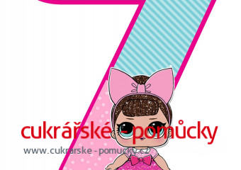 JEDLÝ PAPÍR L.O.L. SUPRICE ČÍSLICE  7