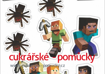 JEDLÝ PAPÍR MINECRAFT  VI