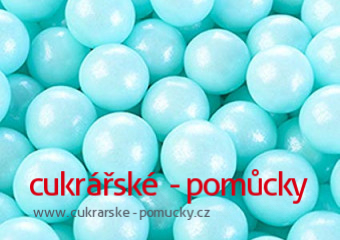 CUKROVÉ PERLY MODRÉ  60 g