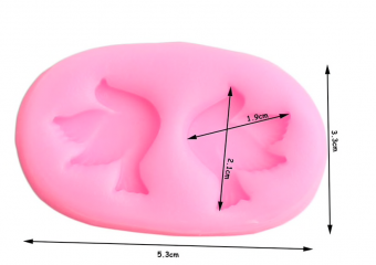 SILIKONOVÁ FORMA HOLUBIČKY