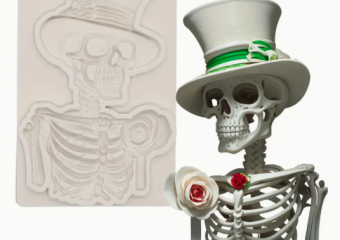 SILIKONOVÁ FORMA HALLOWEEN SMRTKA