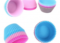 SILIKONOVÁ FORMA MUFFINY SADA 6 KS