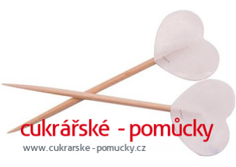 ZÁPICHY BÍLÁ SRDÍČKA  50 ks
