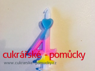 SVÍČKA DUHOVÁ 4