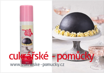 BARVA VE SPREJI METALICKÁ  ČERNÁ