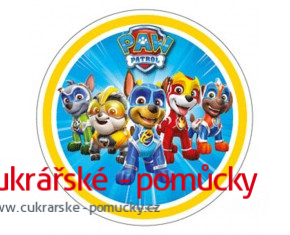 JEDLÝ PAPÍR PAW PATROL - TLAPKOVÁ PATROLA 10