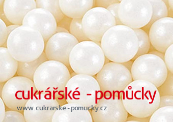 CUKROVÉ PERLY BÍLÉ  60 g