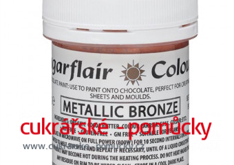 BARVA DO ČOKOLÁDY SUGARFLAIR BRONZOVÁ