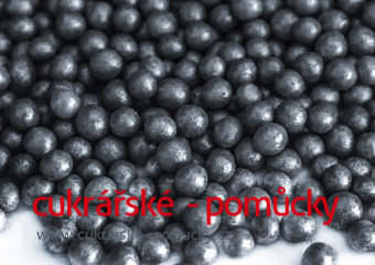 CUKROVÉ PERLY PERLEŤOVĚ GRAFITOVÉ