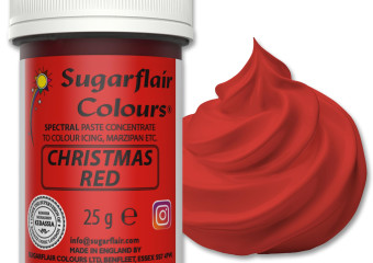 SUGARFLAIR GELOVÁ BARVA CHRISTMAS RED