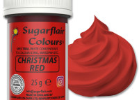 SUGARFLAIR GELOVÁ BARVA CHRISTMAS RED