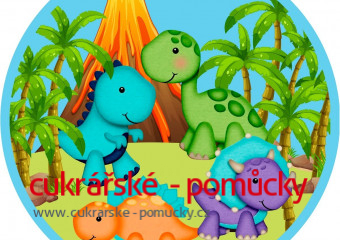 JEDLÝ PAPÍR DINOSAUŘI