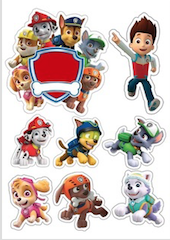 JEDLÝ PAPÍR PAW PATROL - TLAPKOVÁ PATROLA  13