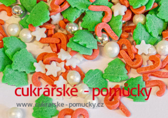 CUKROVÁ DEKORACE VÁNOČNÍ