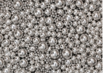 STŘÍBRNÉ METALICKÉ KULIČKY MIX