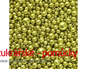 ZLATÉ METALICKÉ KULIČKY MIX