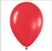 BALONEK ČERVENÝ  1 ks