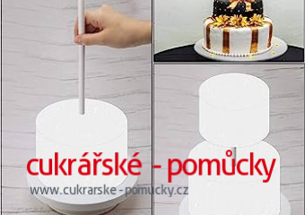 PLASTOVÁ VÝZTUŽ - SLOUPEK NA DORTY  1 Ks