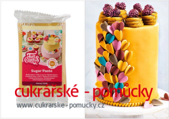 250 g POTAHOVACÍ A MODELOVACÍ HMOTA ZLATÁ HONEY GOLD