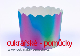 OMBRE KOŠÍČKY NA CUPCAKES