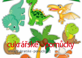 JEDLÝ PAPÍR DINOSAUŘI