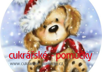 JEDLÝ PAPÍR VÁNOČNÍ PEJSEK
