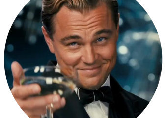 JEDLÝ PAPÍR DICAPRIO VELKÝ GATSBY