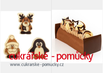 ČOKOLÁDOVÁ DEKORACE VÁNOČNÍ