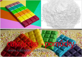 BARVA PRACHOVÁ DO TUKŮ A ČOKOLÁD BÍLÁ