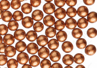 CUKROVÉ PERLY RÝŽOVÉ COPPER