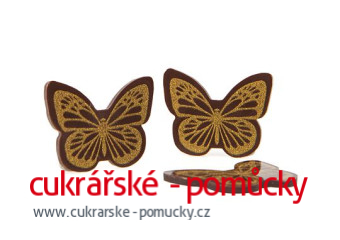 ČOKOLÁDOVÁ DEKORACE MOTÝL  10 Ks