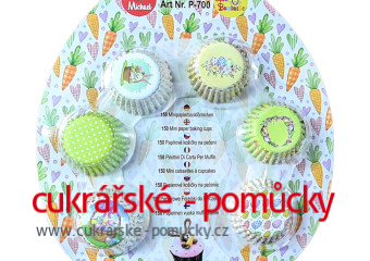 PAPÍROVÉ MINI KOŠÍČKY VELIKONOCE  150 KS