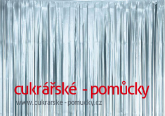 PARTY ZÁVĚS MODRÝ  100 X 200 CM