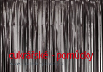 PARTY ZÁVĚS ČERNÝ 100 X 200 CM