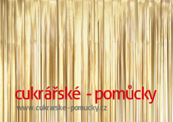 PARTY ZÁVĚS ZLATÝ 100 X 200 CM