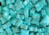 CUKROVÁ DEKORACE MOTÝLEK BLUE
