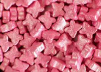 CUKROVÁ DEKORACE MOTÝLEK PINK