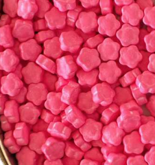 CUKROVÁ DEKORACE KYTIČKY ROSE PINK