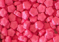 CUKROVÁ DEKORACE KYTIČKY ROSE PINK