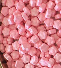 CUKROVÁ DEKORACE KYTIČKY BABY PINK