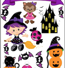 JEDLÝ PAPÍR HALLOWEEN  27