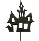 SILUETA - ZÁPICH DO DORTU HALLOWEEN ZÁMEK
