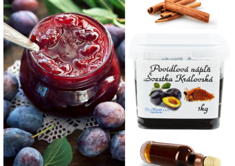 ŠVESTKOVÁ POVIDLA S RUMEM A SKOŘICÍ  1 Kg