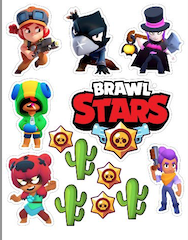 JEDLÝ PAPÍR BRAWL STARS III